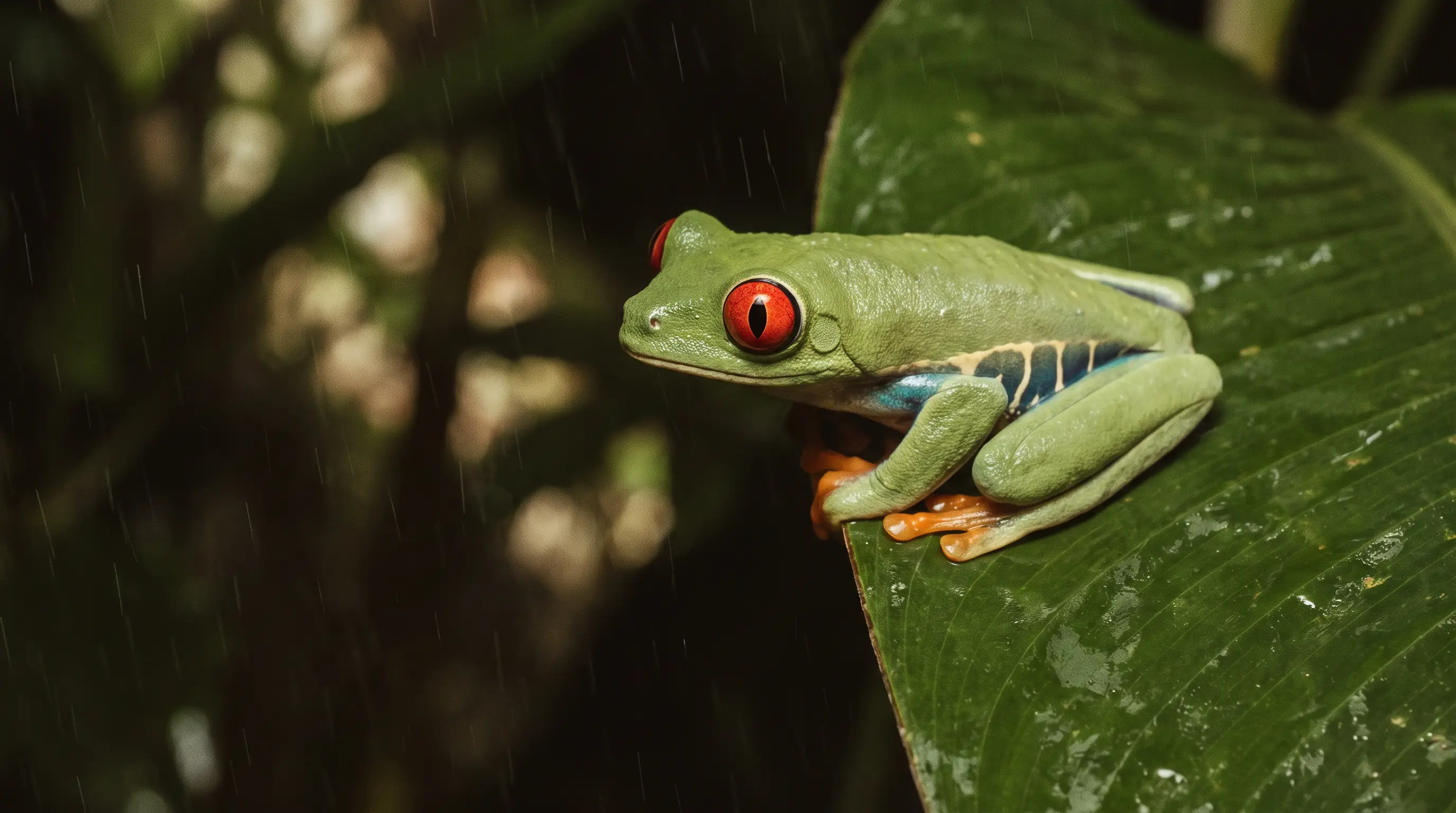 Red-eyed Tree Frog (Agalychnis callidryas), illustration 1