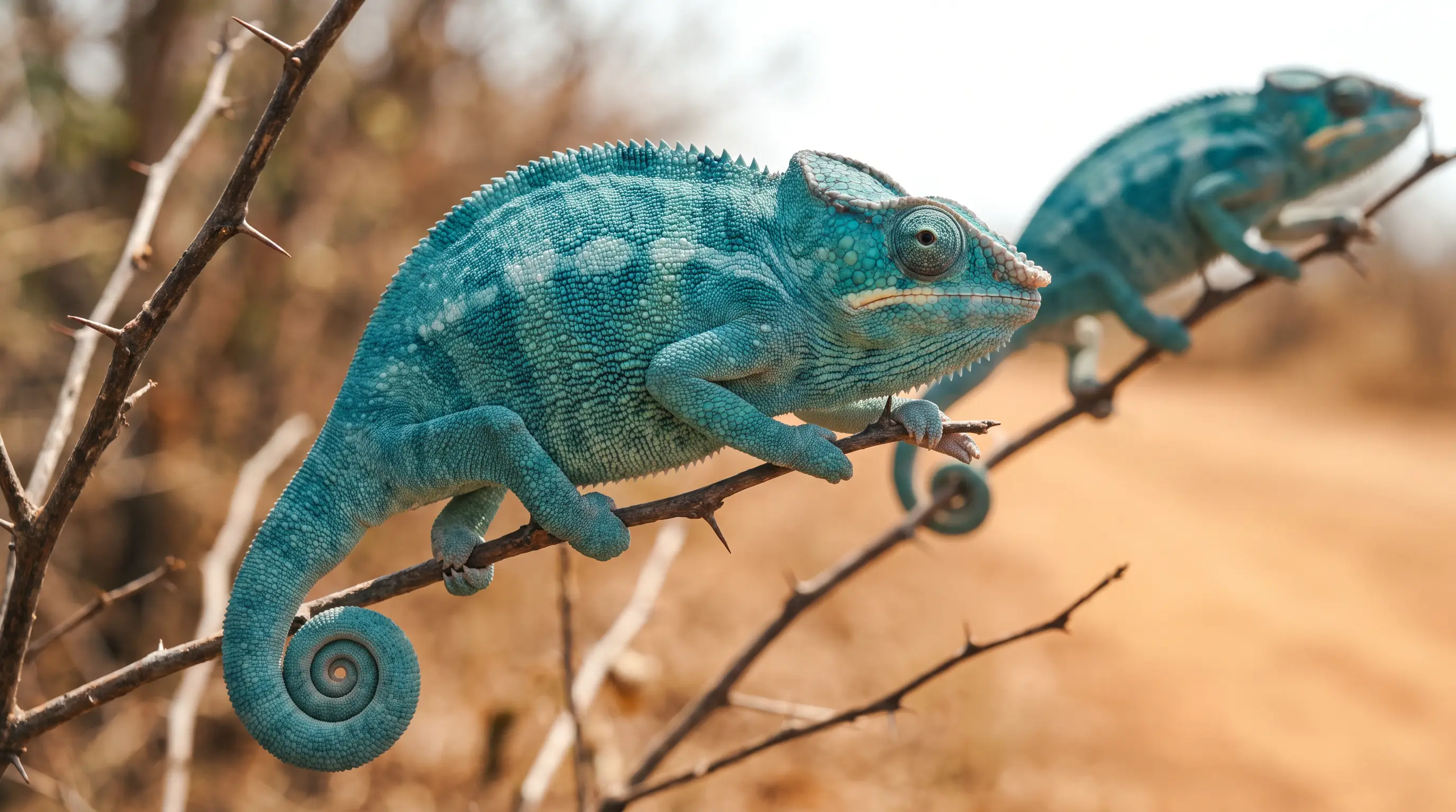 Panther Chameleon (Furcifer pardalis), illustration 1