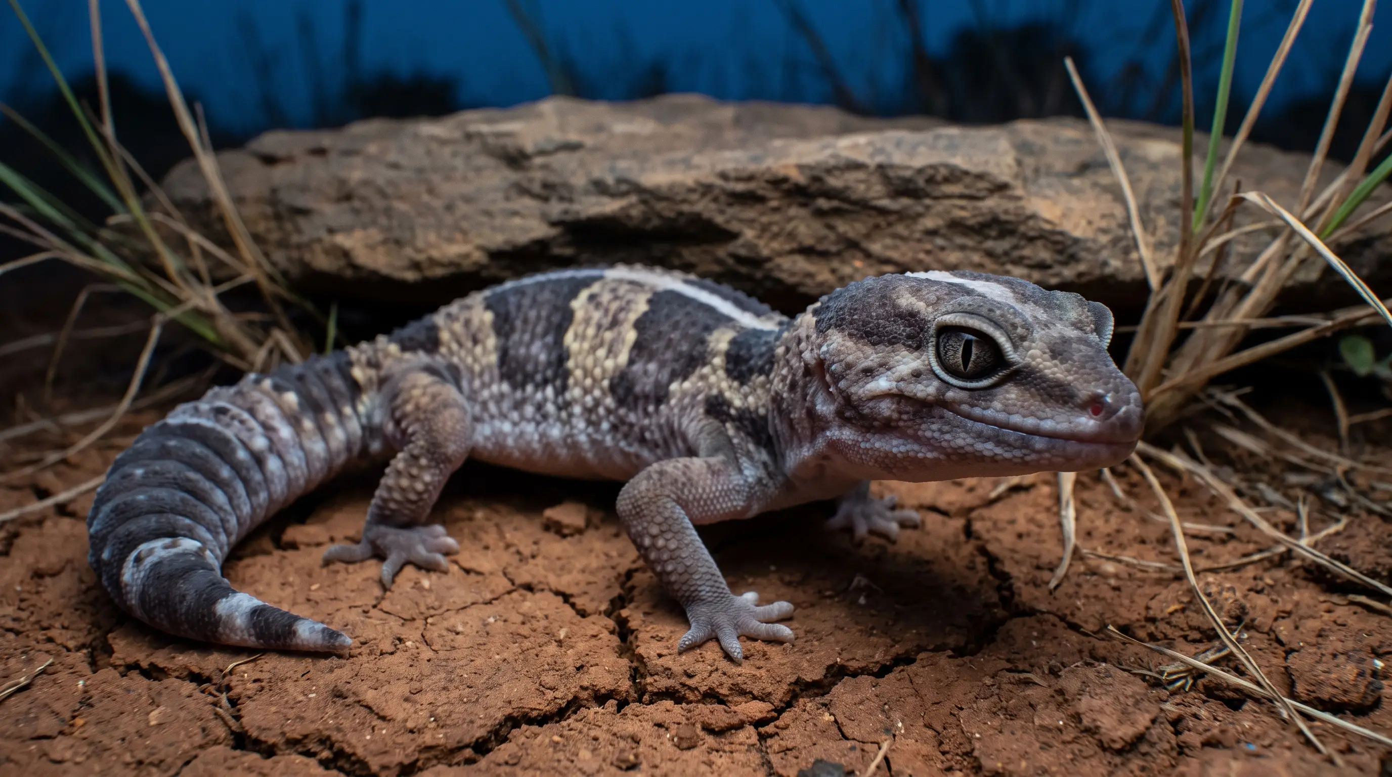 African Fat-tailed Gecko (Hemitheconyx caudicinctus), illustration 2