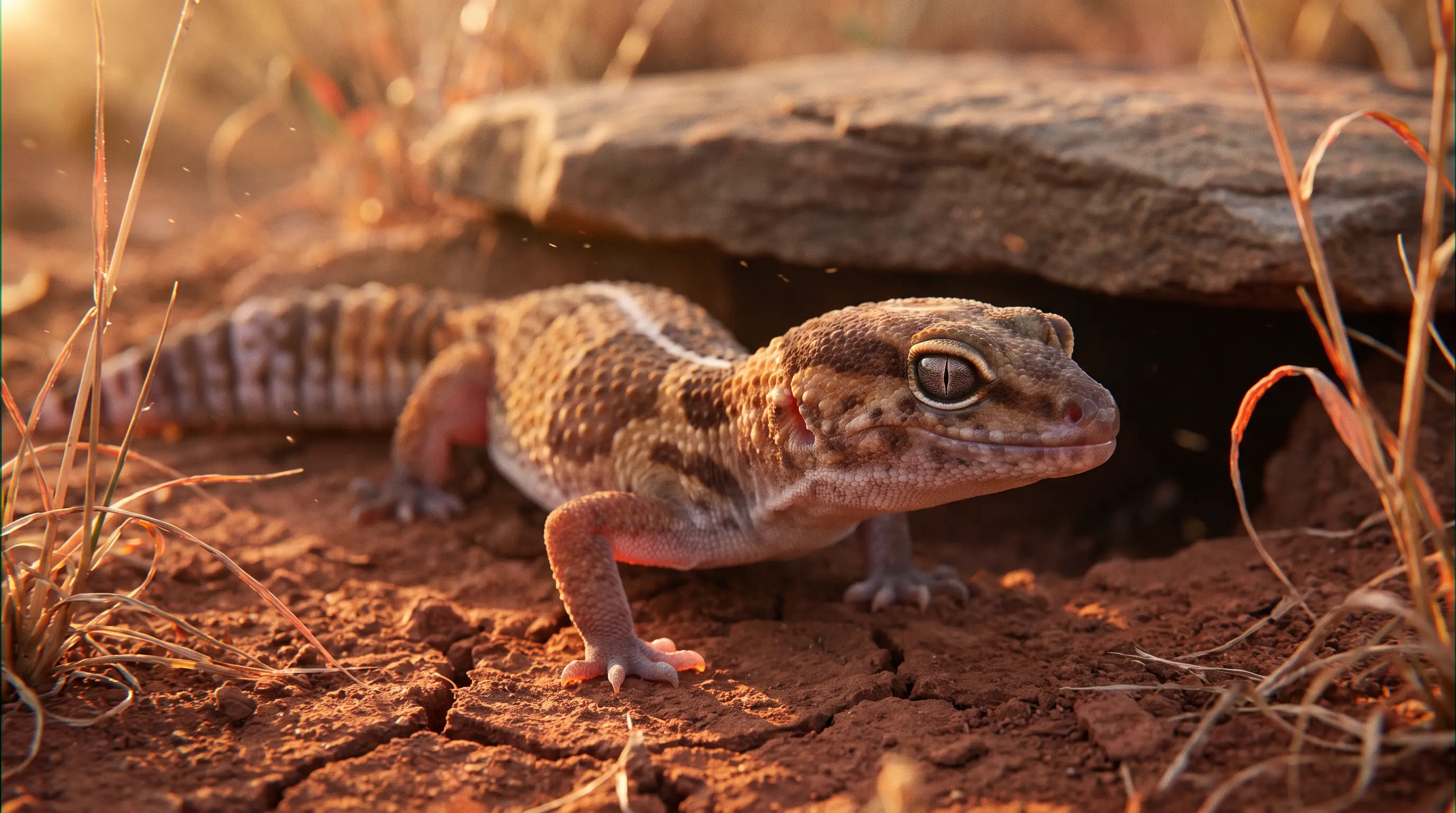 African Fat-tailed Gecko (Hemitheconyx caudicinctus), illustration 4