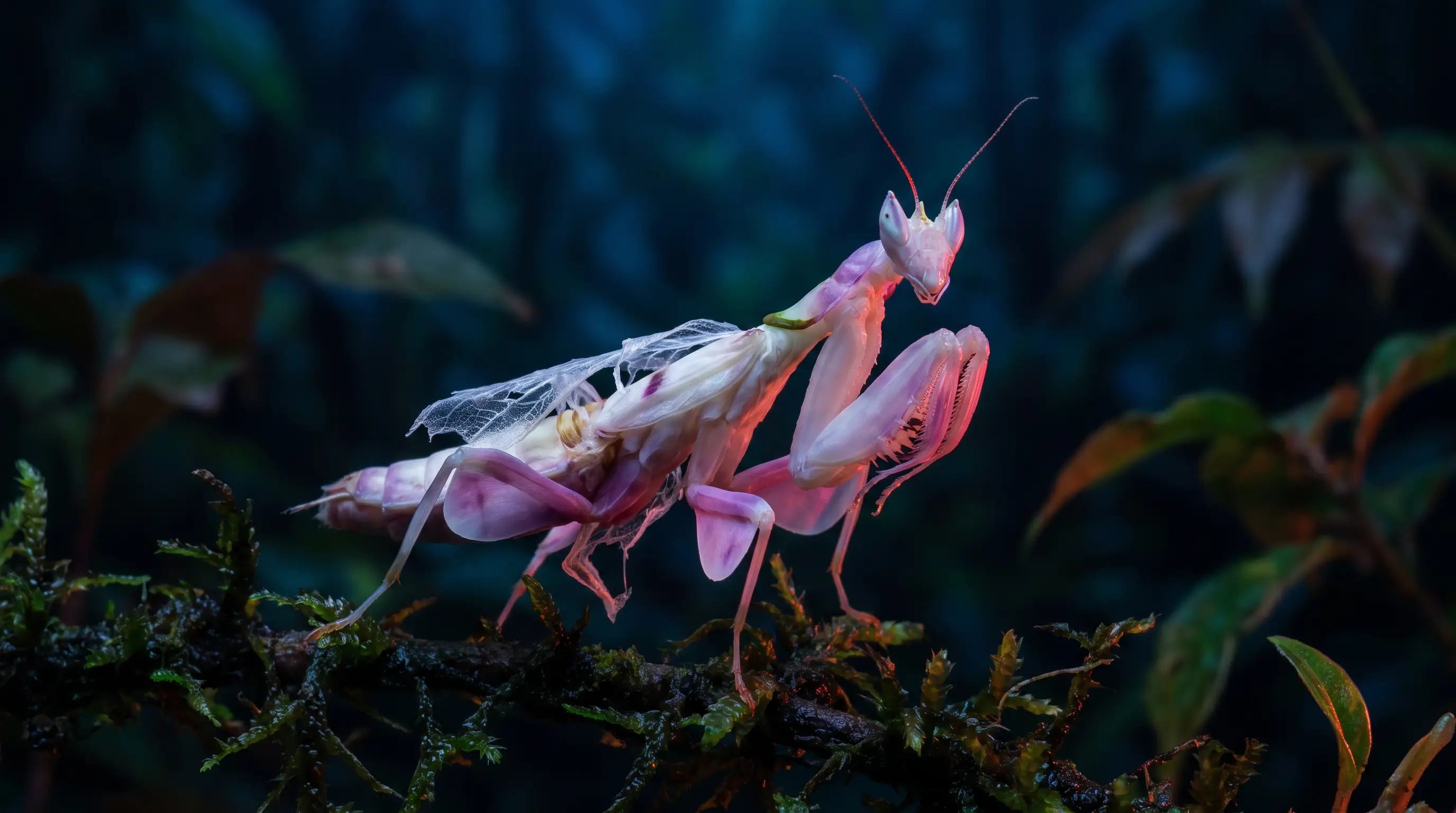 Orchid Mantis (Hymenopus coronatus), illustration 1