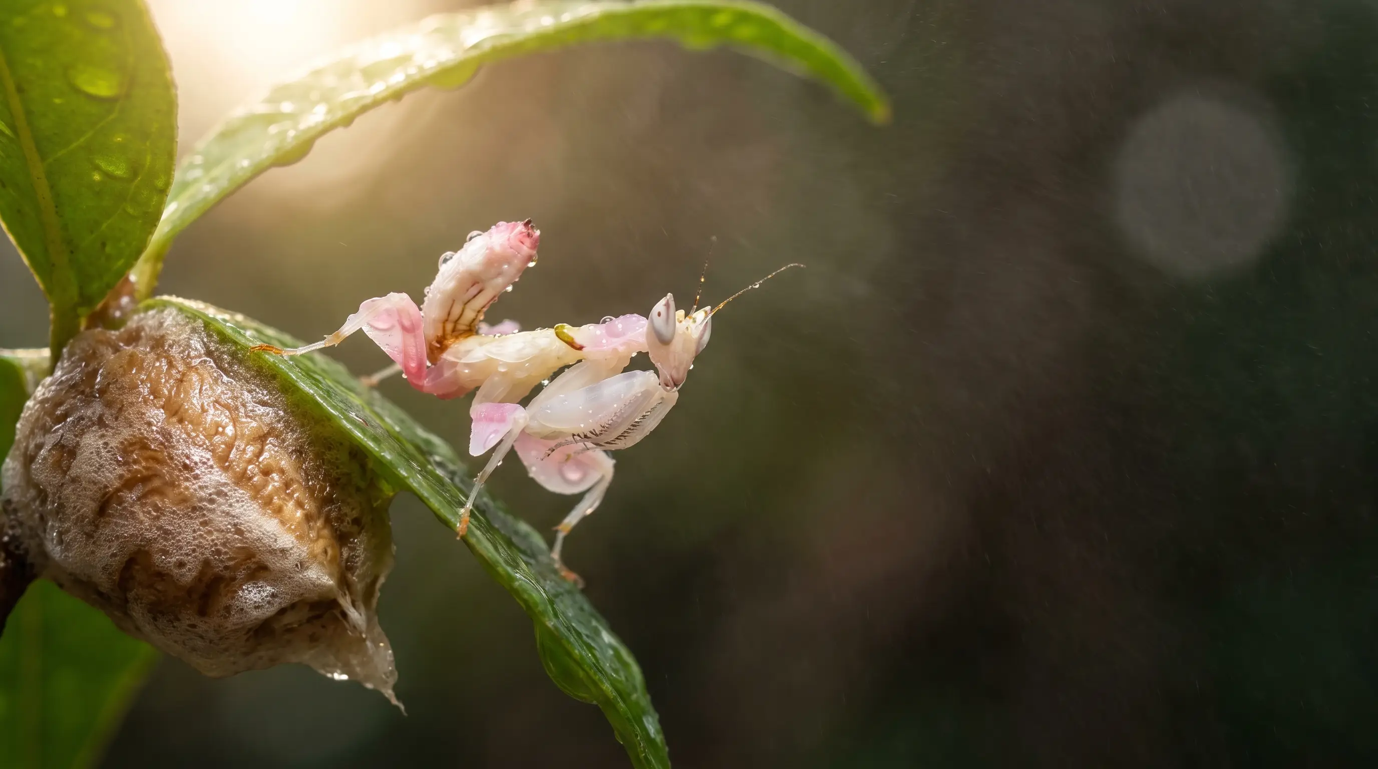 Orchid Mantis (Hymenopus coronatus), illustration 2